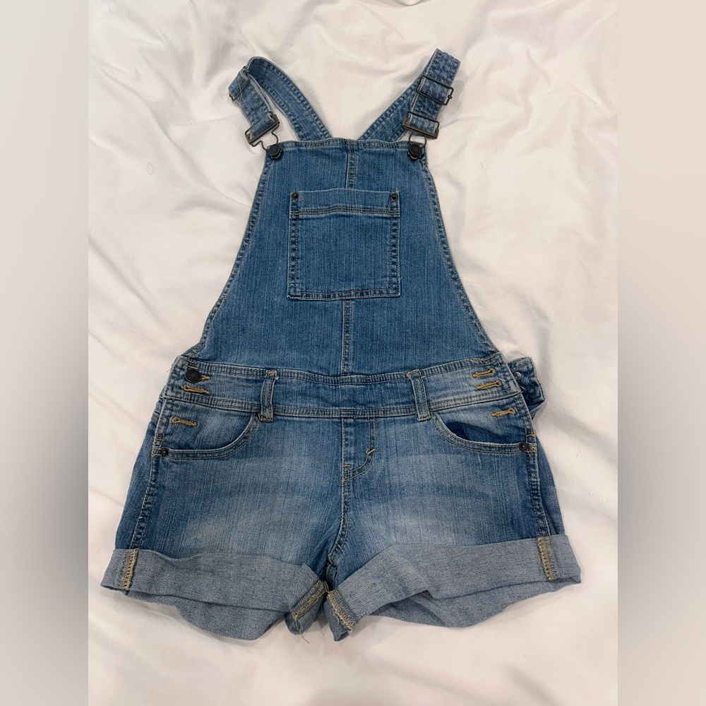 Mossimo Supply Co. Blue Denim Overalls